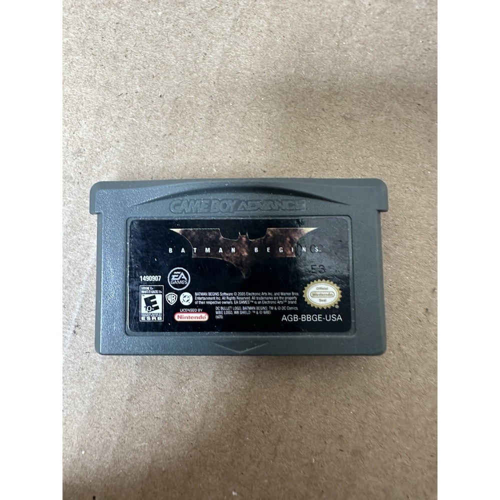 Batman Begins (Nintendo Game Boy Advance, 2005) GBA Tested